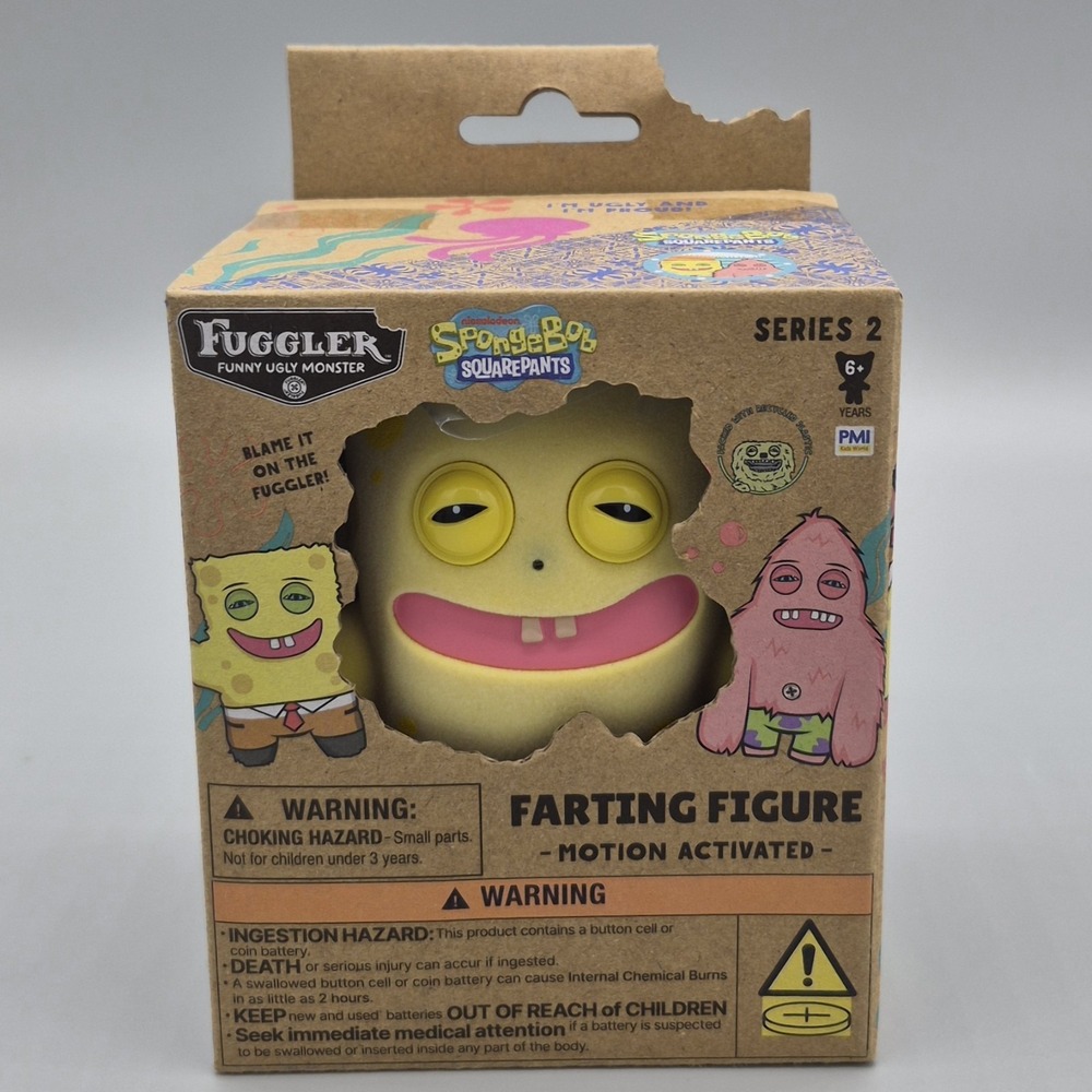 Farting Fuggler SpongeBob Series 2 Motion Activated Collectible